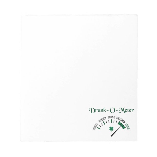 Bloc-note Compteur ivre (Devant)