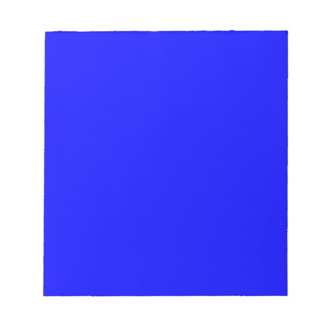 Bloc-note Concepteur Customisé couleur bleue (Devant)