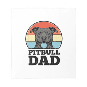 Bloc-note Conception de chemise pour papa Pitbull amateur de