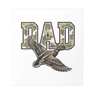 Bloc-note Conception de chemise vectorielle Camo Papa Canard