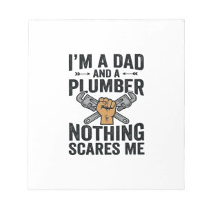 Bloc-note Conception de chemise vintage Papa Plombier Rien n