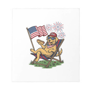 Bloc-note Conception de chemise vintage patriotique chats US