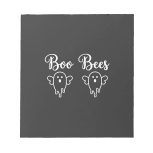 Bloc-note Conception de fantôme d'Halloween de Boo Bees