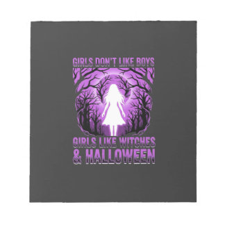 Bloc-note Conception de Halloween pour filles comme des sorc