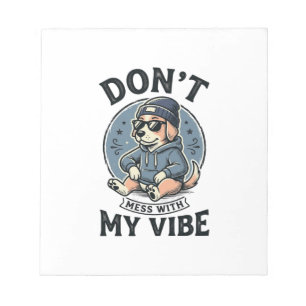 Bloc-note Conception de T-Shirt Vector Vintage Vibe de Chien