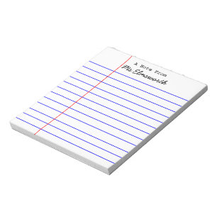 Bloc-note Conception personnalisée de papier scolaire - Cade