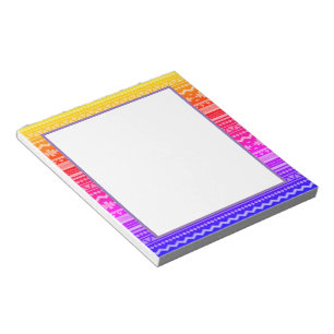 Bloc-note Conception tribale lumineuse