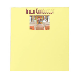 Bloc-note Conducteur de train Locomotive Melody par Funnycom