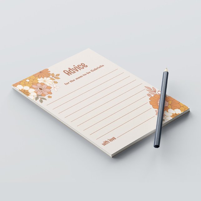 Bloc-note Conseil pour Maman Note Pad - Baby shower Super (Créateur téléchargé)
