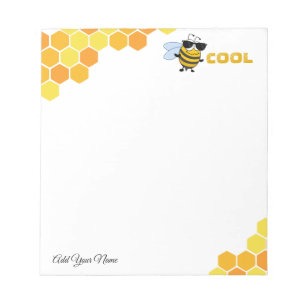 Bloc-note Cool d'abeilles   Funny Abee tendance personnalis