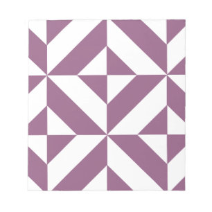 Bloc-note Cool Grape Geometric Deco Cube Pattern