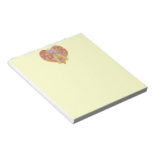 Bloc-note Coquette Orchid Heart (Incliné)
