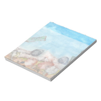 Bloc-note Coquillages sous la mer.