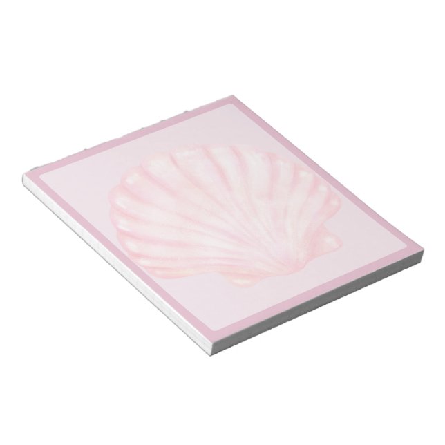 Bloc-note Coquille Rose 4 (Incliné)