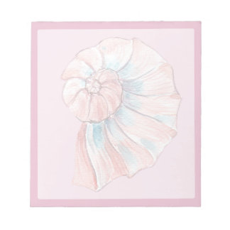 Bloc-note Coquille Rose 5