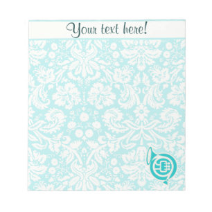 Bloc-note Cor de harmonie turquoise