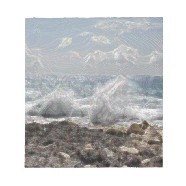 Bloc-note Corail et vagues (Devant)