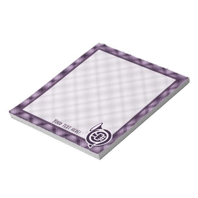 Bloc-note Corne violette (Tourné)