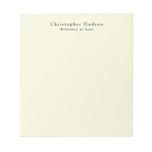 Bloc-note Couleur Beige Simple Uni Minimaliste