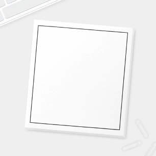 Bloc-note Couleur personnalisée vide