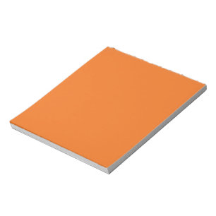Bloc-note Couleur solide orange électrique