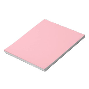 Bloc-note Couleur solide rose clair