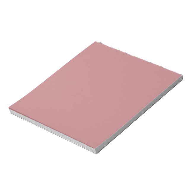 Bloc-note Couleur solide Rose poussiéreux (Tourné)