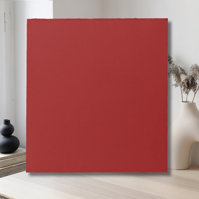 Bloc-note Couleur solide Velours rouge | Classique | Élégant (Créateur téléchargé)