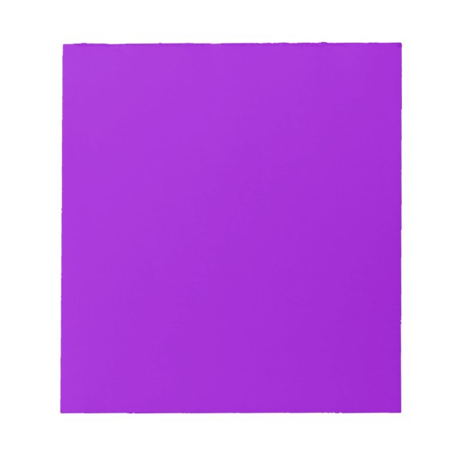 Bloc-note couleur violet foncé (Devant)