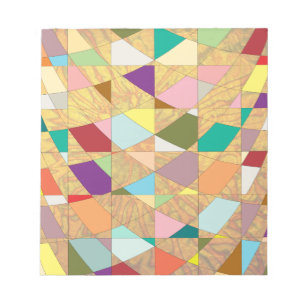 Bloc-note Couleurs Abstraites Papier à rebut Sun Burst
