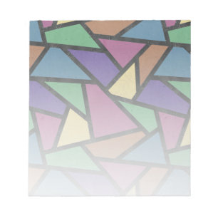 Bloc-note Couleurs arc-en-ciel en mosaïque motif