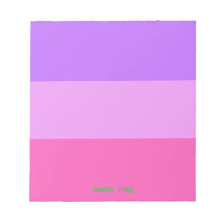 Bloc-note Couleurs Douces de Printemps Personnalisées
