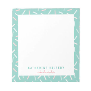 Bloc-note Couleurs pastel Saupoudrer Mint Vert