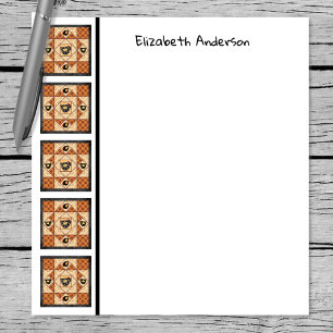 Bloc-note Country Chicks Quilt Border Note Pad