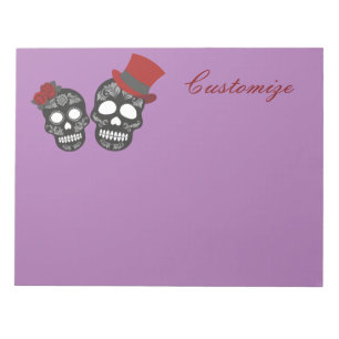 Bloc-note Crânes noirs Duo Thunder_Cove