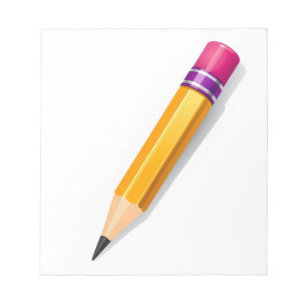 Bloc-note crayon en bois