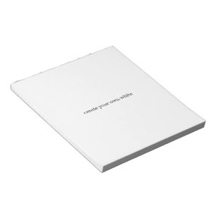 Bloc-note créez votre propre blanc