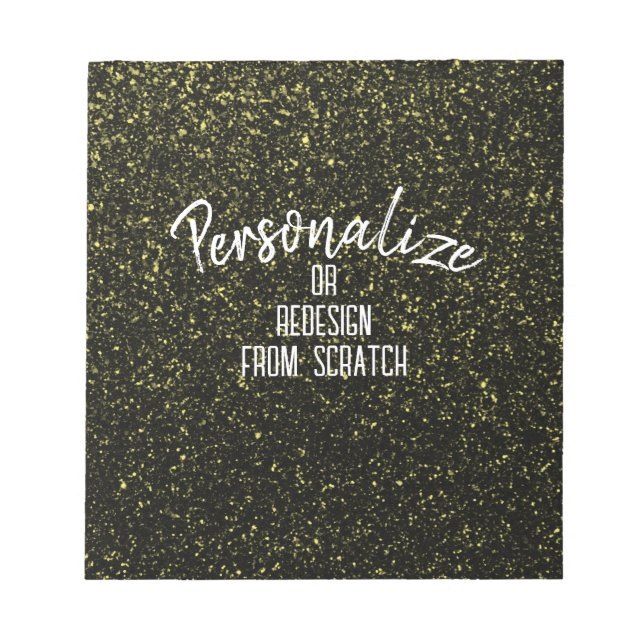 Bloc-note Créez votre propre personnalisation personnalisée (Devant)