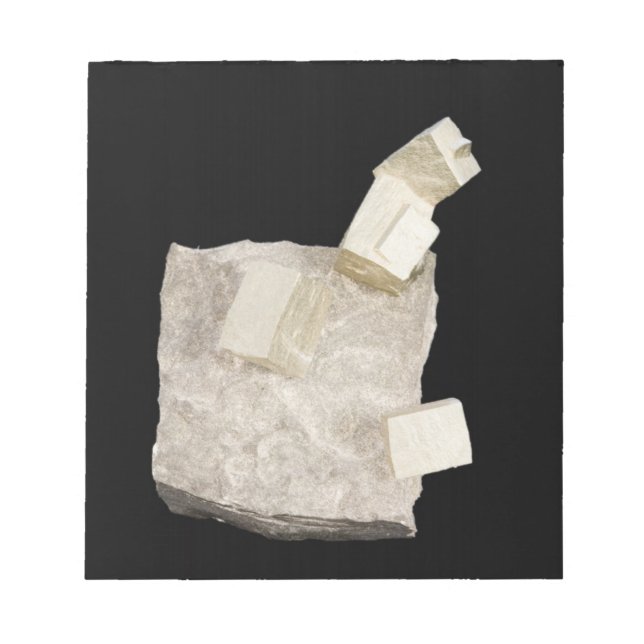 Bloc-note Cristaux de Pyrite en schiste (Devant)