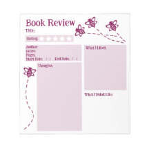 Critique du livre Lecture Bee Notepad