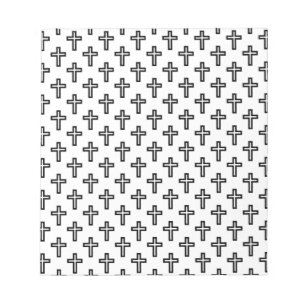 Bloc-note Croix chrétienne