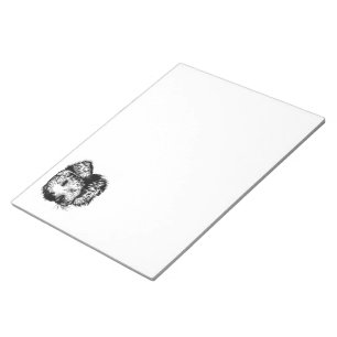 Bloc-note Croquis en tête de canine