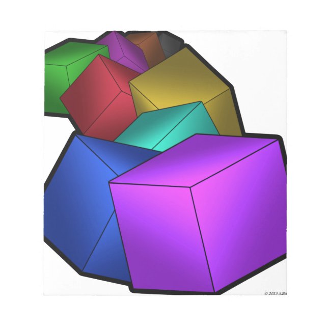 Bloc-note Cubes (Devant)