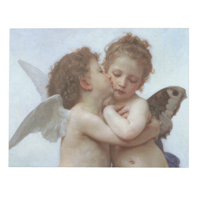 Bloc-note Cupid and Psyche as children - William Bouguereau (Devant)