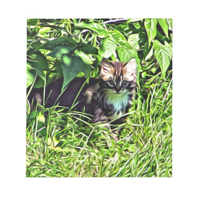 Bloc-note Curieux petit chaton (Devant)