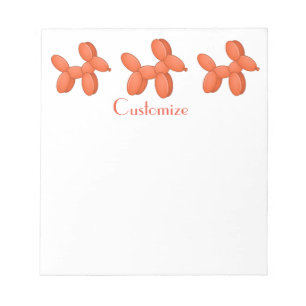 Bloc-note Cute Balloon Chien Thunder_Cove