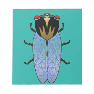 Bloc-note Cute Black Cicada