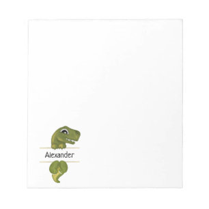 Bloc-note Cute Dinosaur Personnalisé
