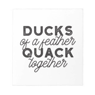Bloc-note Cute Funny Canards Puns Citation II