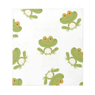 Bloc-note Cute Green Frog